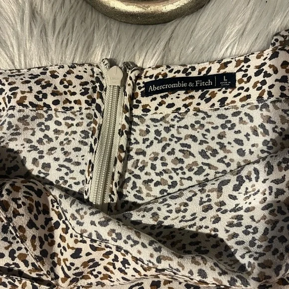 Abercrombie and Fitch Leopard Print Sleeveless Dress - Picture 4 of 7